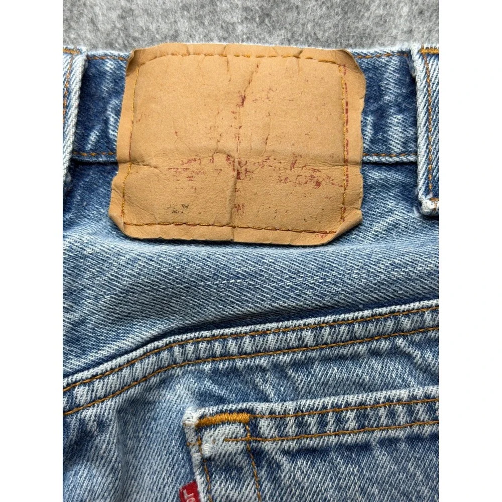 Vintage Levis 501XX Jeans Mens 40x36 Light Wash Straight Leg Button Fly USA 90s